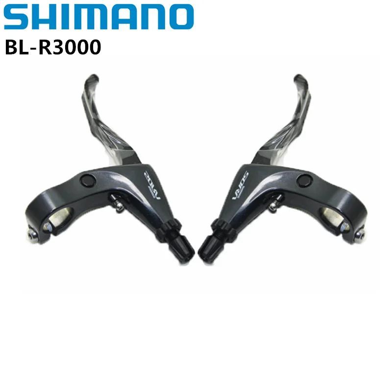 Shimano SORA BL-R3000 BL-4700 22.2mm Flat Bar TIAGRA Road Bike Bicycle Brake Levers - Black Left & Right V-BRAKE