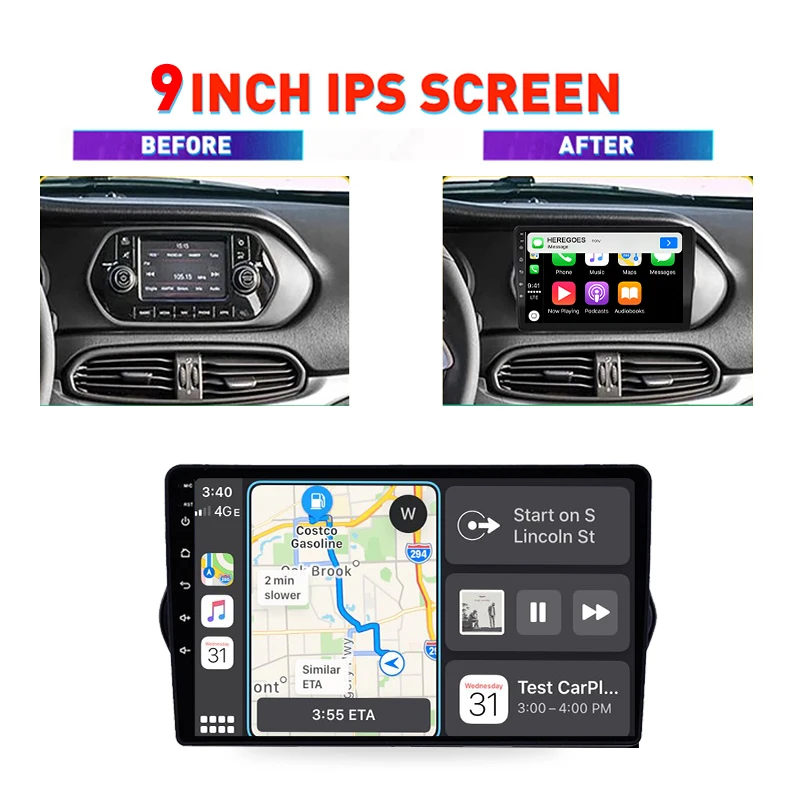 360 Camera DSP Android 12.0 Car Multimedia Video Player For Fiat EGEA TIPO 2015-2018 Navi GPS Radio 4G LTE Stereo Audio Headunit