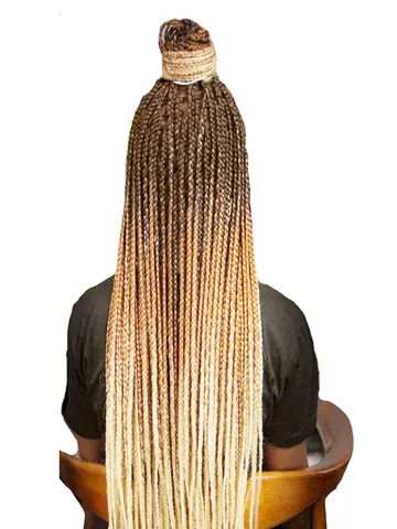 Extensiones de cabello trenzado preestirado, trenzas Jumbo ombré, trenza sintética recta YAKI, 1/3/6/8/10 Uds., espejo de Mirra a granel