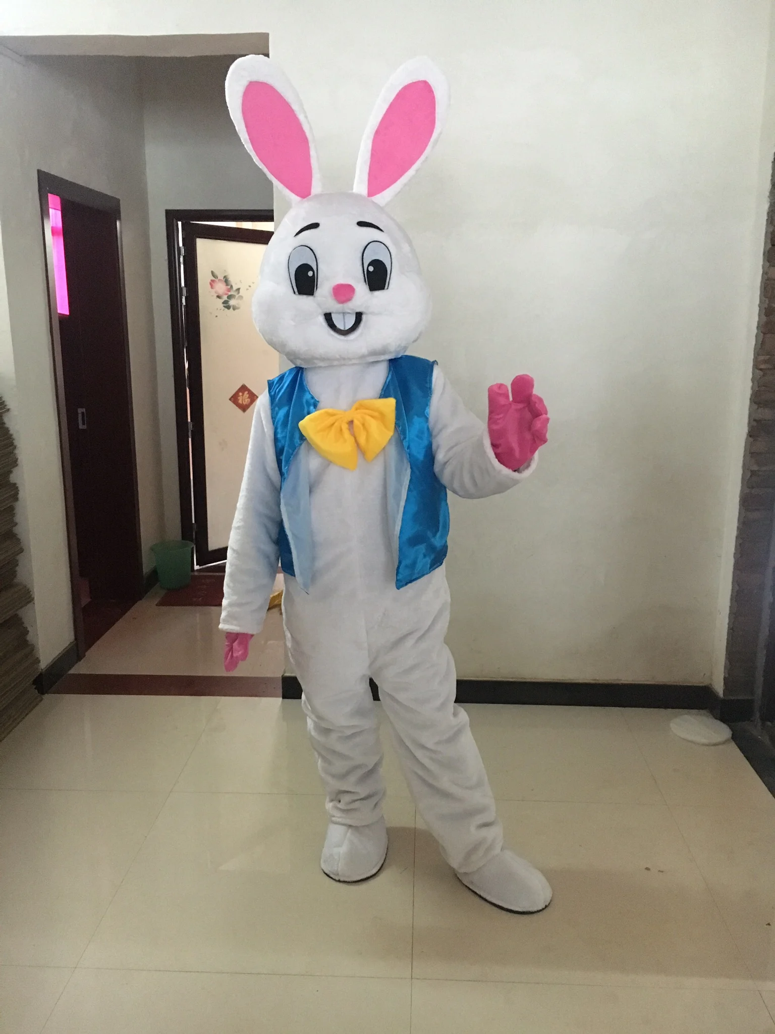 [T] cosplay coelhinho da páscoa mascote traje coelho personagem dos desenhos animados traje de publicidade traje de festa animal carnaval