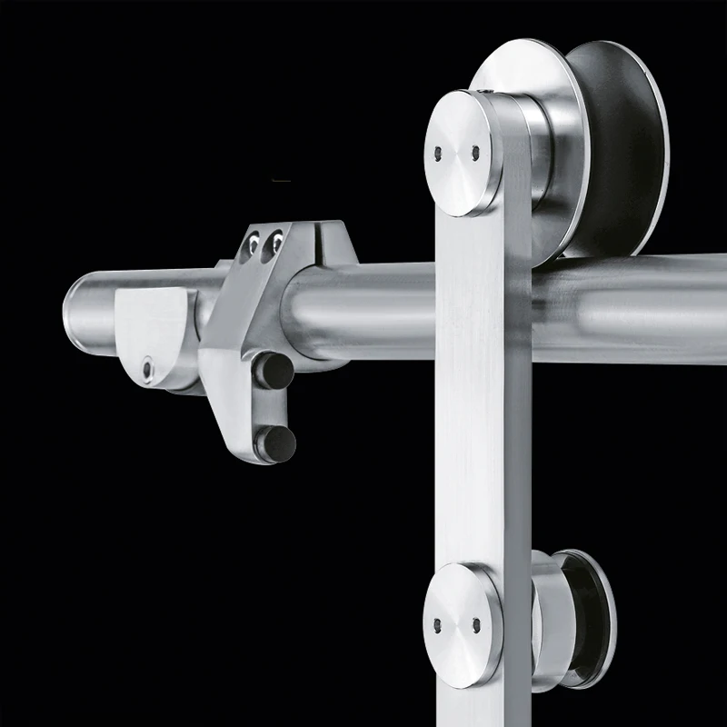 Imagem -02 - Vidro Porta Pendurada Roda Porta Pendurada Rolo Acessórios de Hardware Aço Inoxidável 304