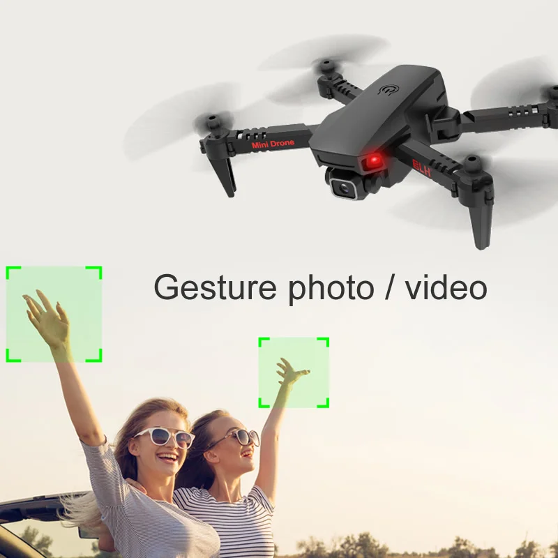 K9 Mini UAV Drone VR 4K Aerial Photography Folding Quadcopter With Dual Camera RC Helicopters Toy Gifts WIFI FPV RTF Free Return