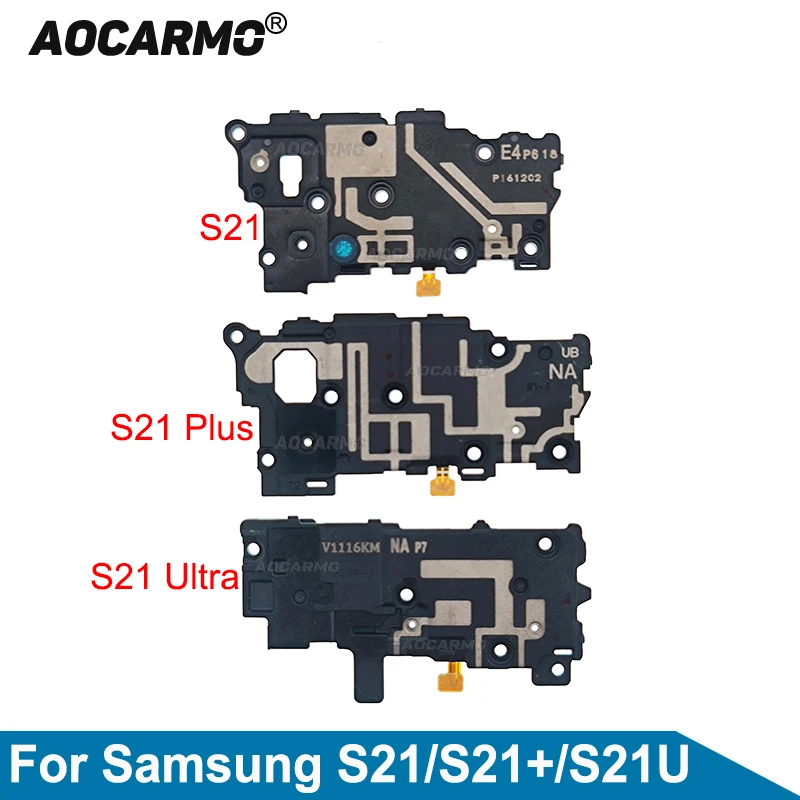 Aocarmo Earpiece Speaker Motherboard Cover Plate For Samsung Galaxy S21Plus S21+ Ultra S21U Replacement Repair Part