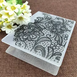 Flowers print DIY Plastic Embossing Folders for DIY Scrapbooking Paper Craft/Card Making Decoration Supplies