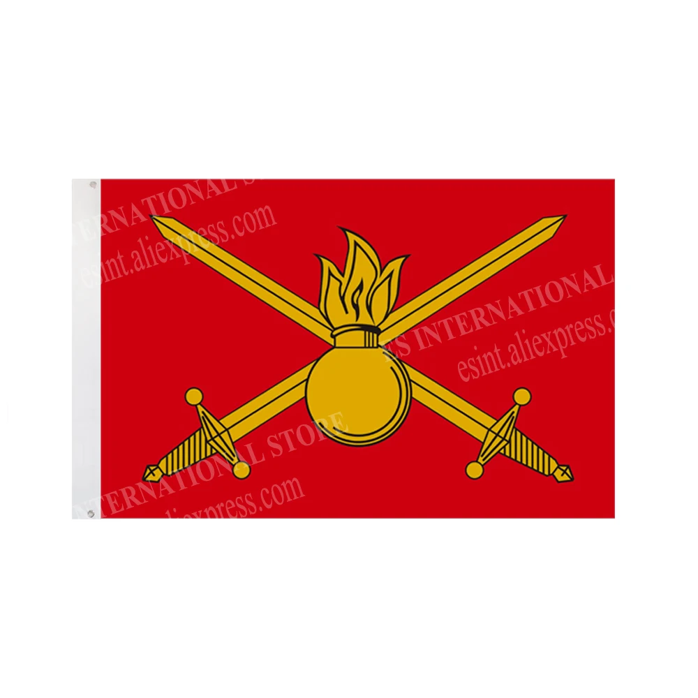 Ground Forces Flag Russian Army 90 x 150cm 3 x 5ft Custom Banner Metal Holes Grommets Indoor And Outdoor