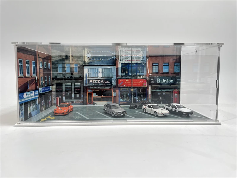 1:64 Backstreet Plaza /Christmas graffiti /Old Factory Warehouse RWB Parking lot