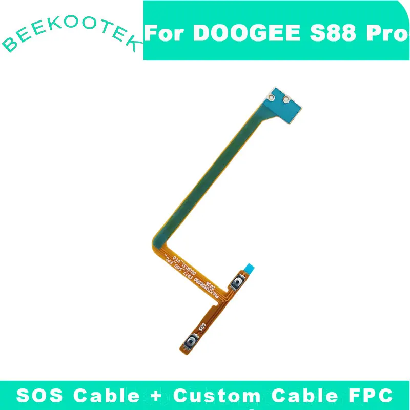 

New Original Doogee S88 pro Phone SOS Cable Custom Cable FPC Accessories Parts For Doogee S88 Pro Smartphone