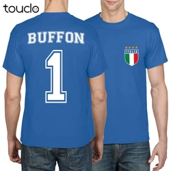 Camiseta de algodón de manga corta para Fans, camisa de fútbol Retro de Italia Legends, alta calidad, divertida, 2019, 2019