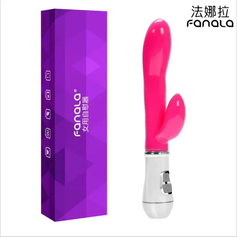 G Spot Dildo Rabbit Vibrator for Women Dual Vibration Silicone Waterproof Female Vagina Clitoris Massager Sex Toys S0758