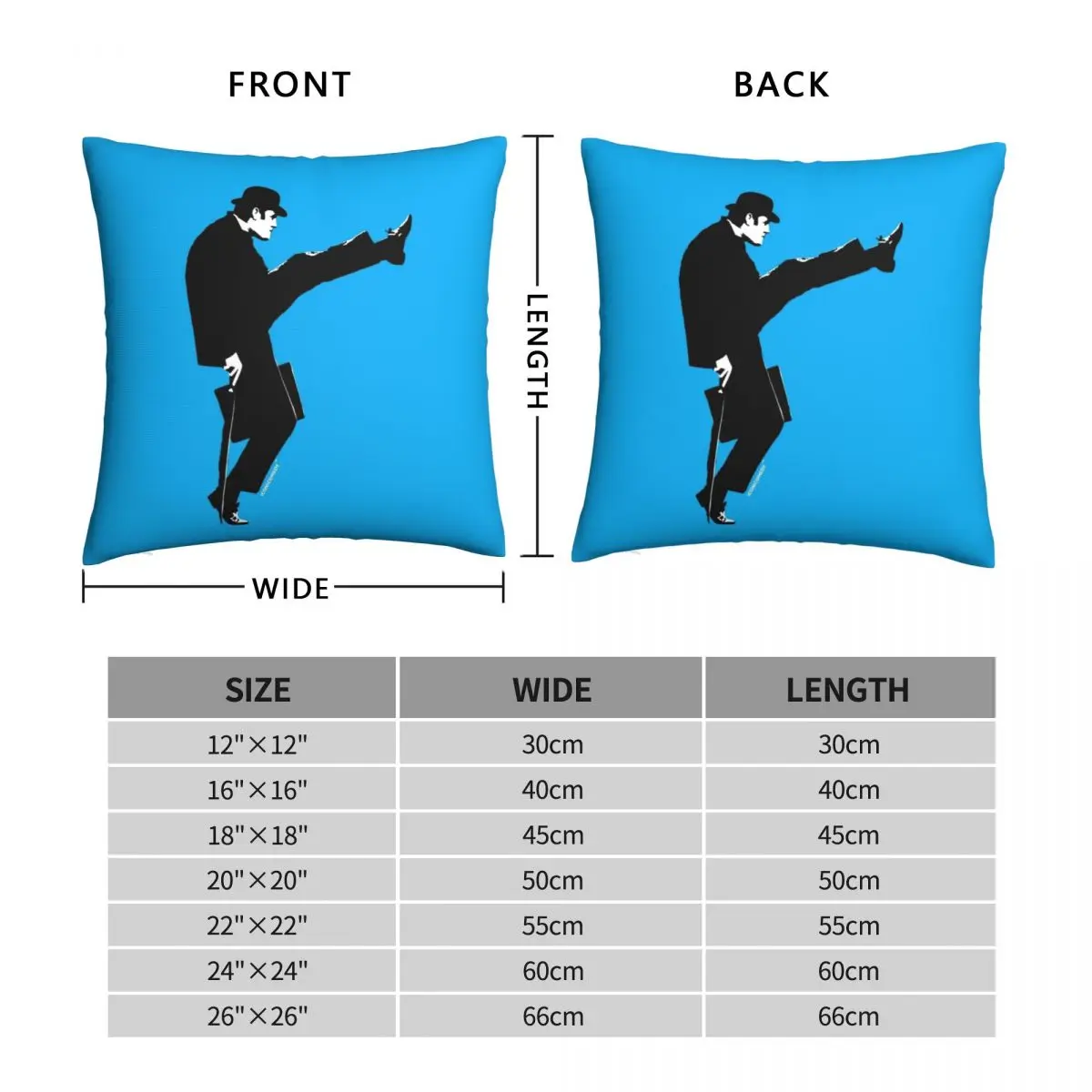 John Cleese Ministry Of Silly Walks Square Pillowcase Polyester Linen Velvet Creative Zip Decor Room Cushion Cover