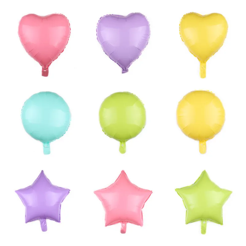 Hot Sale 18 Inch Heart Shaped Aluminum Film Helium Balloon Valentine's Day Wedding Birthday Party Decoration