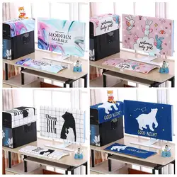 New Nordic Style Computer Dust Protection Cover Desktop Computer Cover Host Keyboard Display Gray Cover Cloth Hot Sale