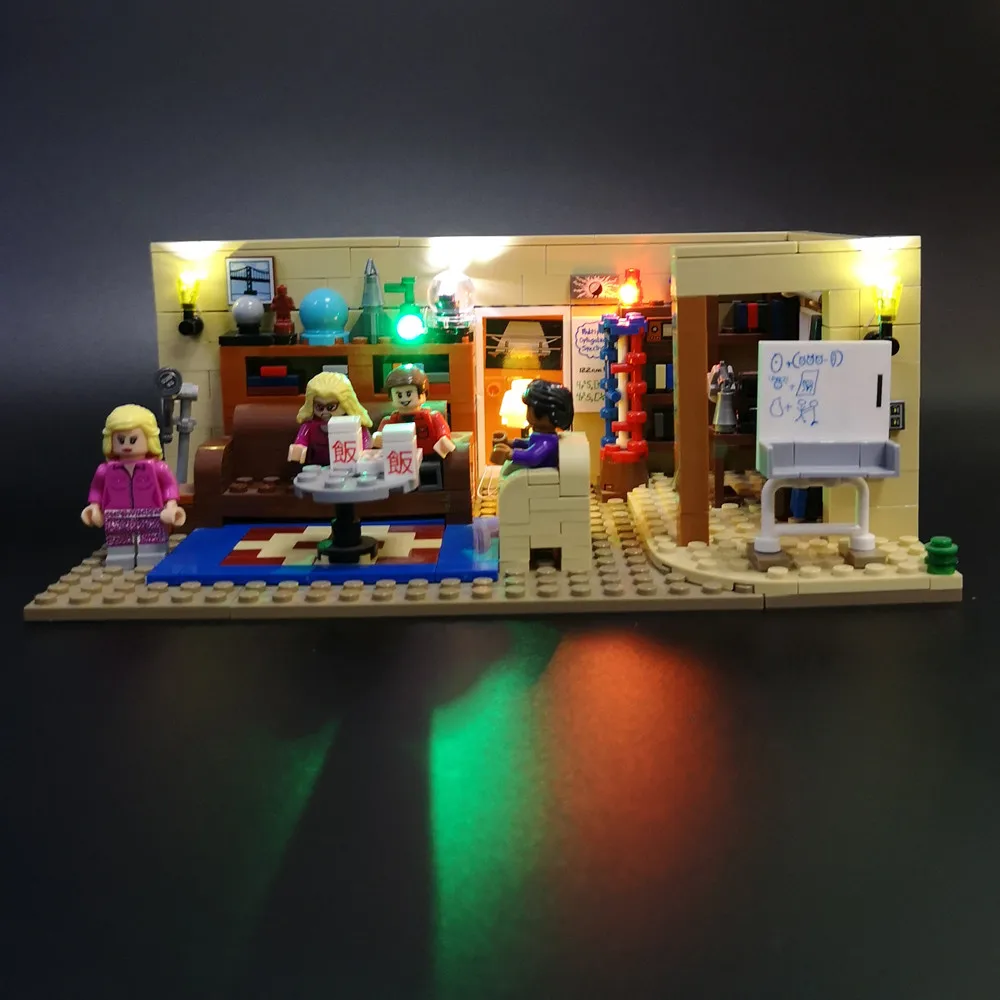 LED Light Kit For 21302 And 16024 Big Bang Theory Blocks Set DIY Toys Set (Not Included Building Blocks)