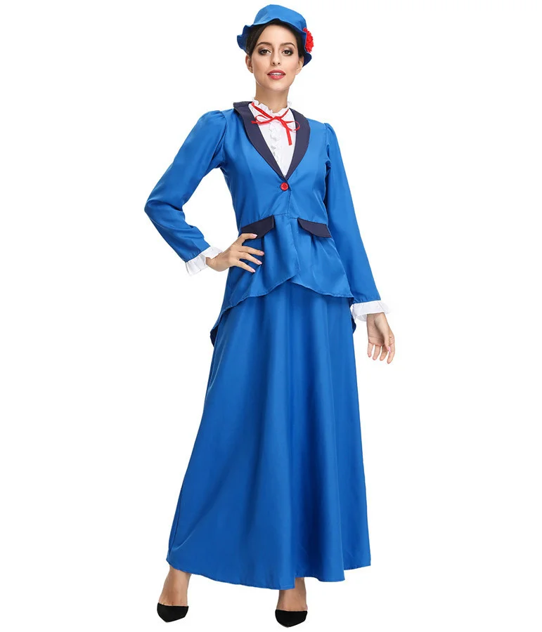 New Ladies Long Suit Cosplay Professional Dress Dress Stage Drama Performance Clothing