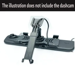 For xiaomi 70mai Stream Media Dash Cam D07 power cable slot +3M wiring button, rearview mirror DVR beautification slotr