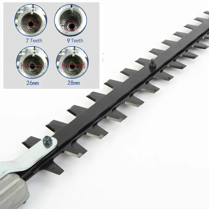 Imagem -03 - Cabeça 26 mm 28 mm Spline Pólo Alto Escova Cortador de Grama Cortador Colheitadeira para Ferramentas de Jardim Peças de Reposição Profissional