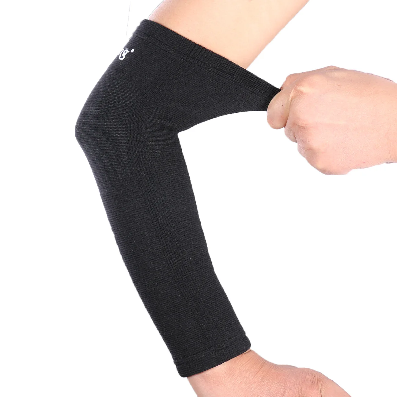 A27 Classic Black Extended Style Sports Elbow Guard-One Pack