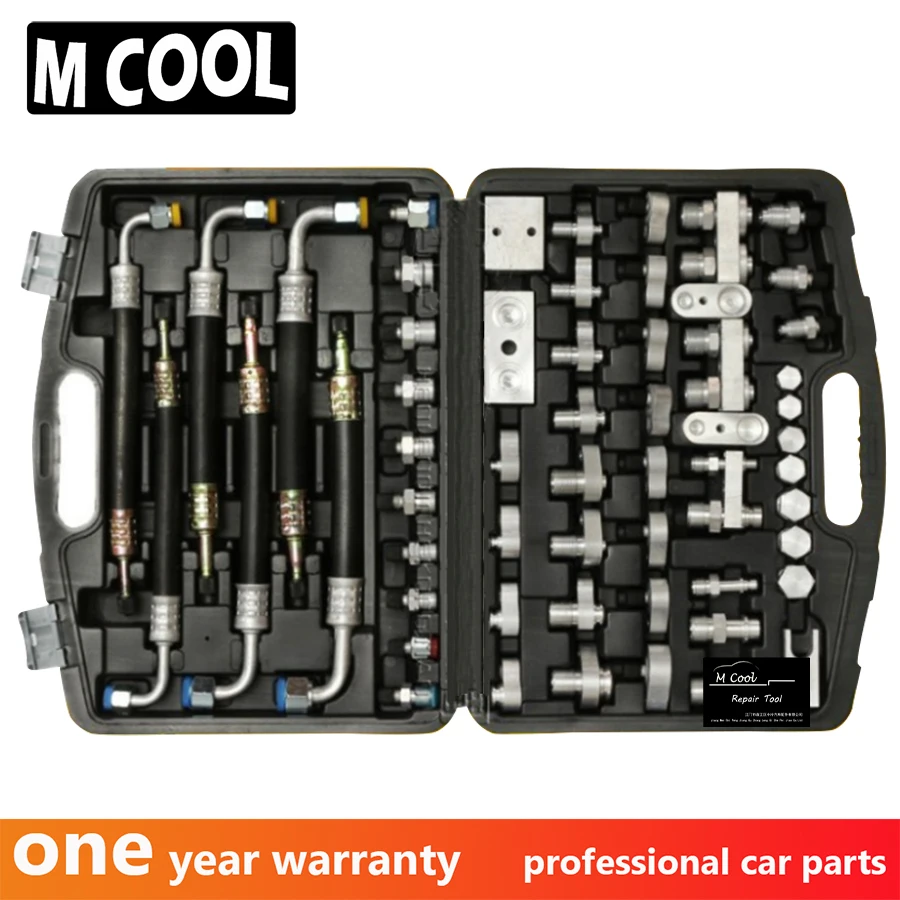 for Brand New Auto Air Conditioner Leak Tools Auto ac compressor condenser evaporator Repair Tools plugging connector