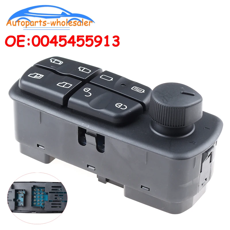 

0045455913 0055452813 для Mercedes-Benz ATEGO AXOR 1998-2013 переключатель стеклоподъемника Переключатель Стеклоподъемника автомобильные аксессуары