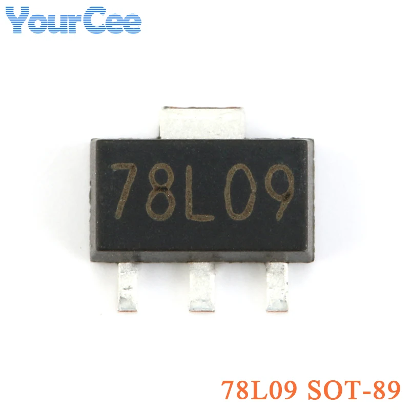 50pcs SMD 78L05 78L09 SOT-89 Triode Three-terminal Regulator Patch Transistor Circuit