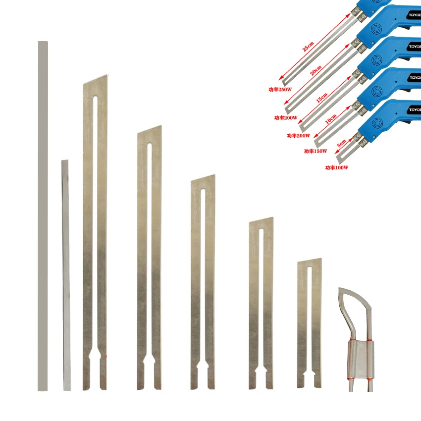 TOYOBER 1PC Electric Heating Knife Cutter Blade Nickel-Chromium Alloy Hot Knife Blade for Hot Cutting Machine Accessory