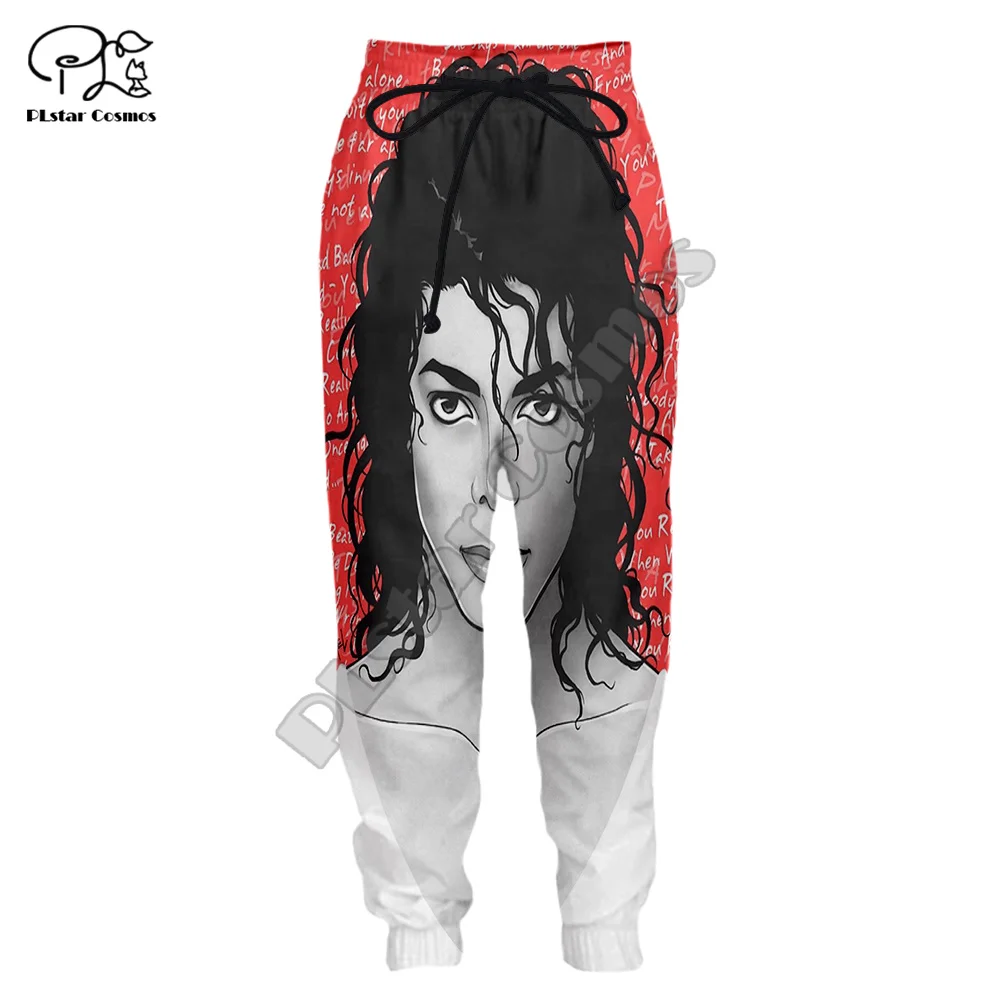 

PLstar Cosmos Pop King Singer Musician Michael Jackson Streetwear Sweatpants 3DPrint Men/Women Joggers Pants Funny Trousers A7