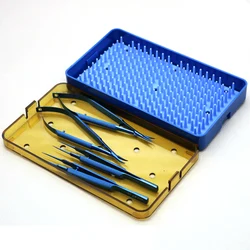 Chirurgico microtitanium strumento chirurgico oftalmico microsurgical strumento combinazione porta aghi/forbici/pinzette