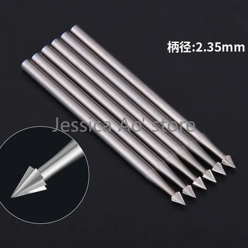 

7pcs Engraving Machine Cutters Pointed Cone Shape Electric Carving Knife Micro-carving Walnut Wood Bodhi Teeth Bones Copper