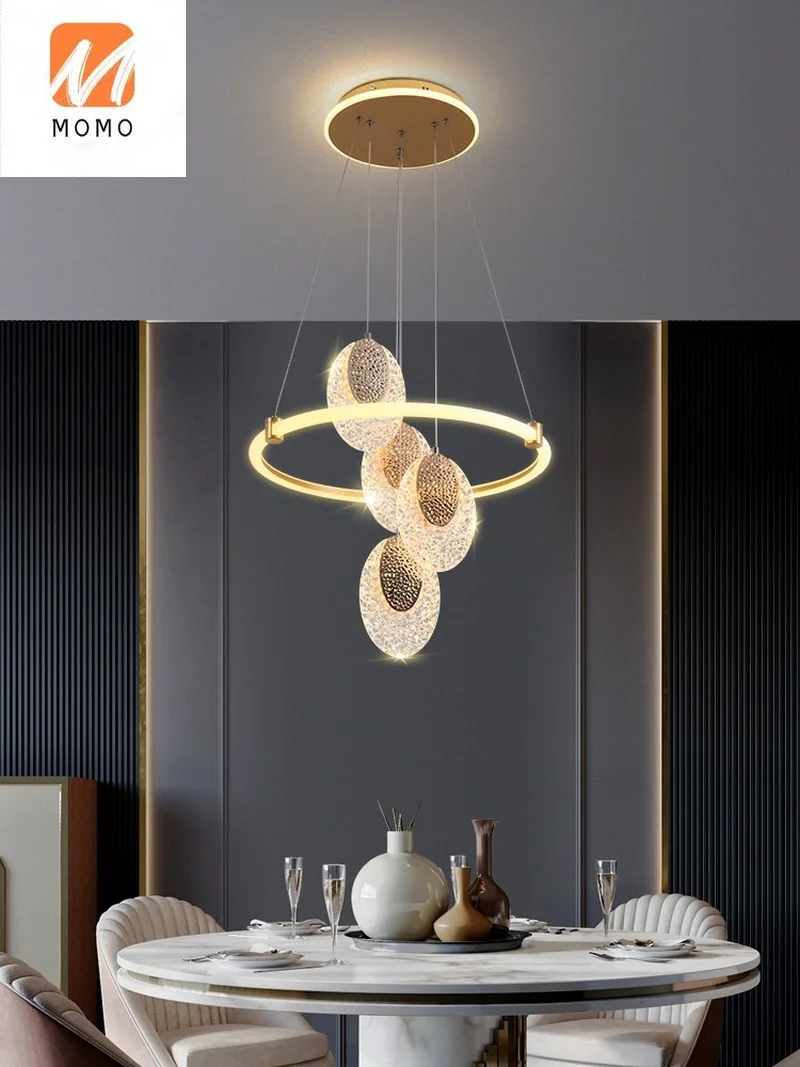 Light Luxury Restaurant Chandelier Creative Personality Bar Lamp Simple Modern Art Dining Table Dining Room Lamp