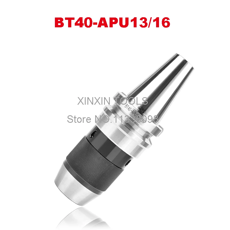 

BT40 APU16 Range:1-16mm Integrated keyless self tight Drill chuck for milling lathe BT40 APU13 Range:1-13mm