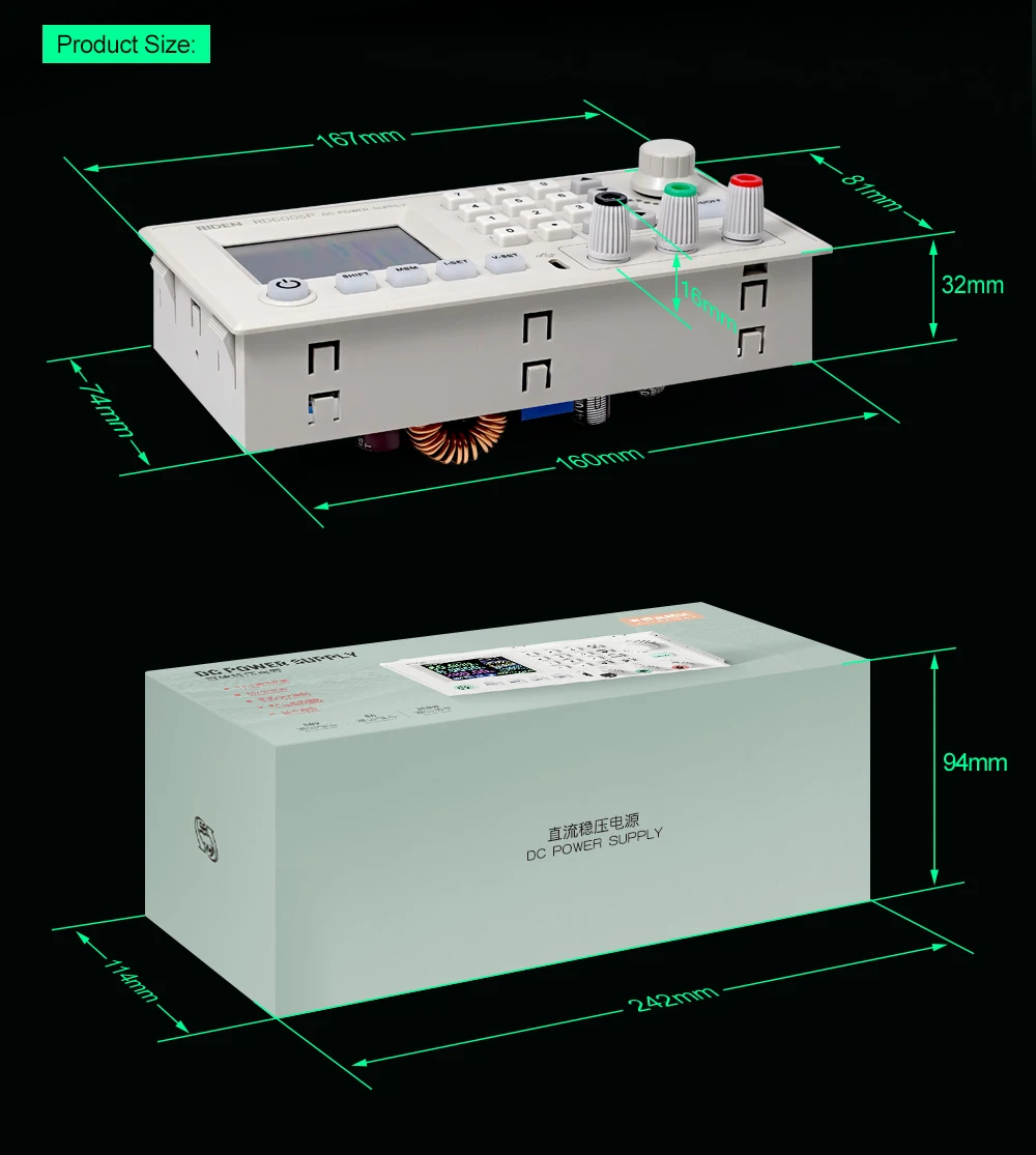 Imagem -02 - Tensão Atual Step Down Case Carregável Conversor Ajustável Módulo de Dígitos Usb Wifi dc 60v 6a S400 Rd6006pw