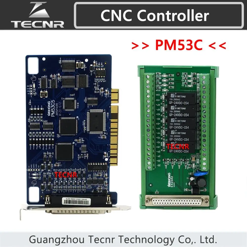 PM53C nc studio 3 axis controller V8 compatible weihong control system for cnc engraving router machine TECNR