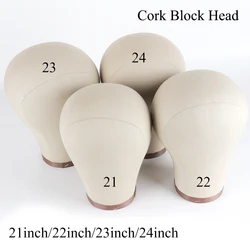 Alileader Wig Soft Cork Canvas Block Head For Displaying Mannequin Head Wig Stand Free Get Clamp Holder And Tpins High Quality