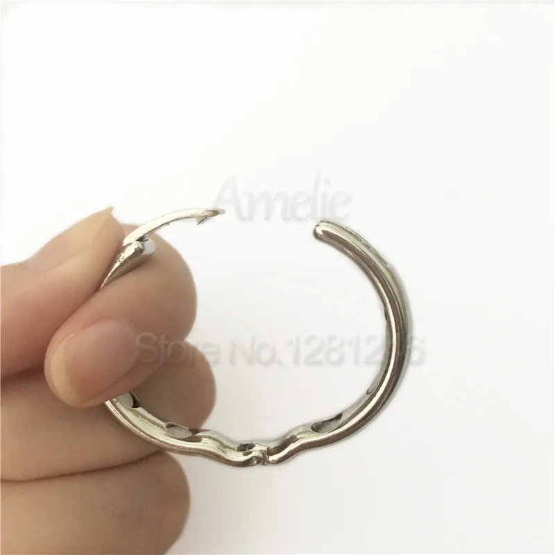 Magnet Cock Ring Metal Foreskin Correction Penis Ring,Adjustable Size Glans Physiotherapy Ring,Male Circumcision Ring V Type