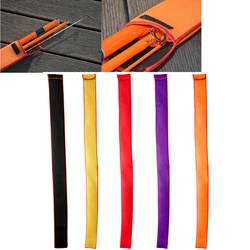 Waterproof Foldable Fishing Rod Bag Rod Sleeve Cover High-capacity Fishing Pole Glove Protector Pouch Red