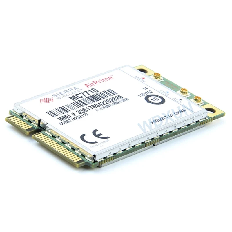 Estampa desbloqueada sierra wireless mc7710 4g lte/hspa + módulo 4g 3g segan mini pci-e card wcdma edge/gprs/lte 800/900/2100mhz