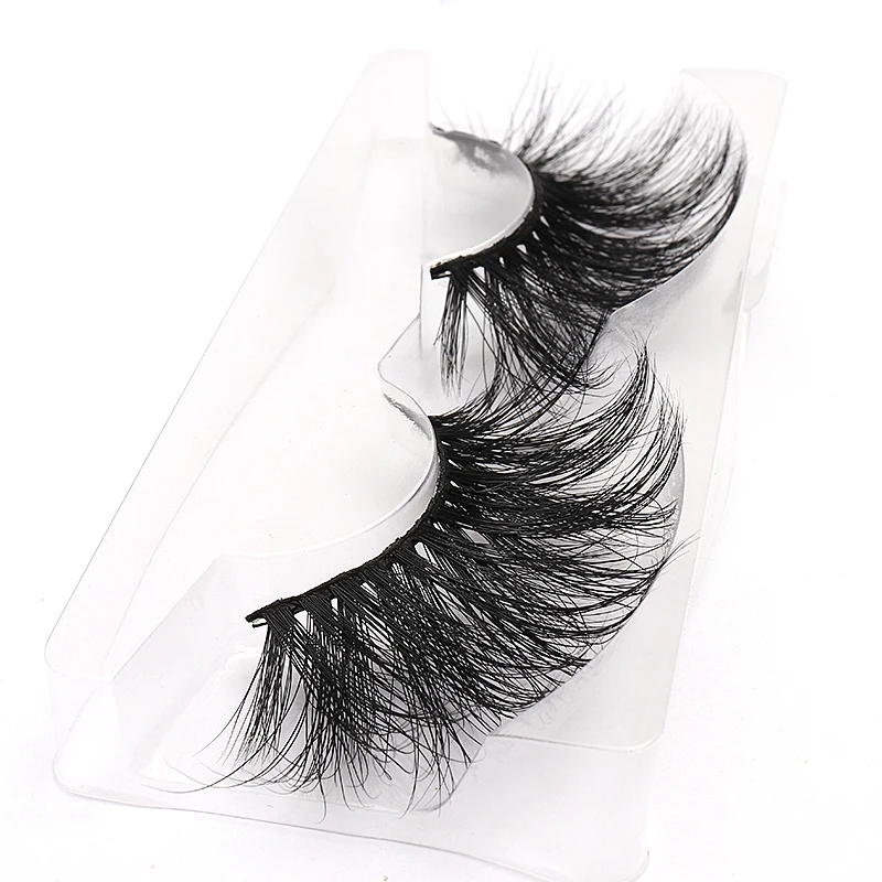 25mm-30mm 5D Lashes Real Mink Fake Eyelashes Super Long Professional Make Up Thick Long Mink Lashes High Volume Lash Extension