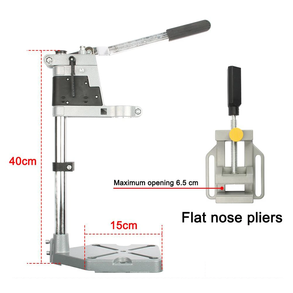 Electric Drill Stand Holding Holder Bracket Single-head Rack Drill Holder Grinder accessories for Woodworking Rotary Tool 400mm