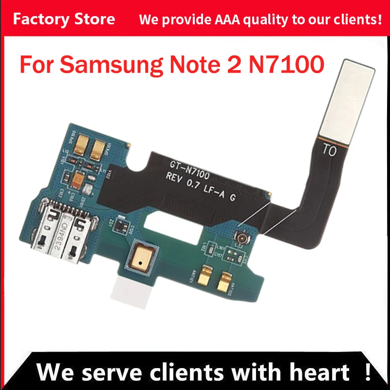 

For Samsung Galaxy Note 2 N7100 Charging Port Dock Connector Flex Cable N7100 N71001 N7102 N719 N7108 N7105