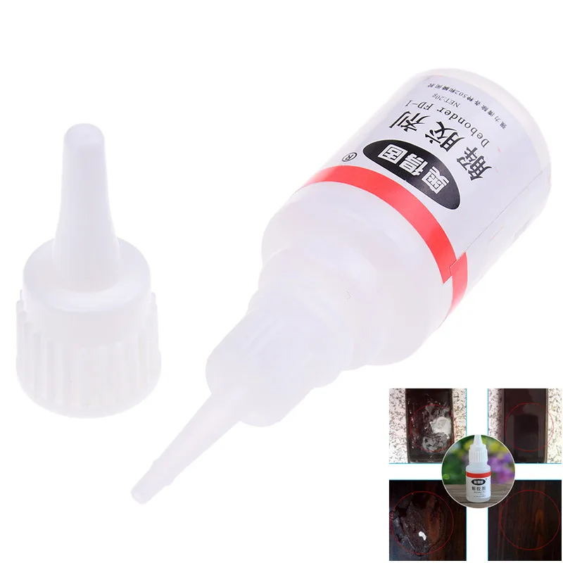 20G Liquid Glue Debonder Clean for Super UV Clear Epoxy Resin Foil Nail Polish Enamel 502 Textile Stationery Store