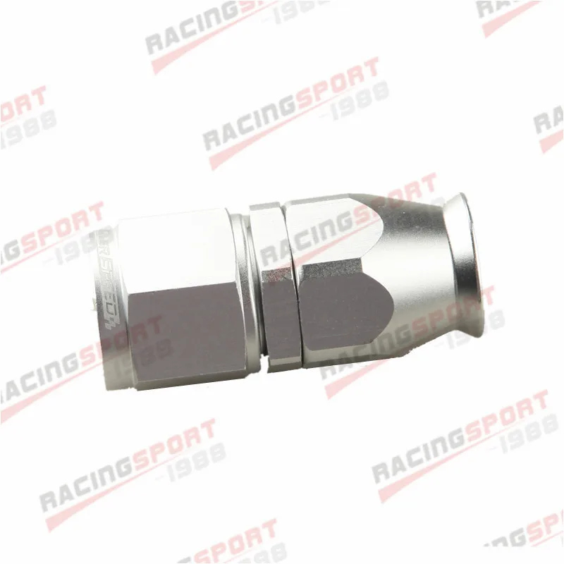 

Universal PTEF AN4 straight REUSABLE SWIVEL PTFE HOSE END FITTING Silver