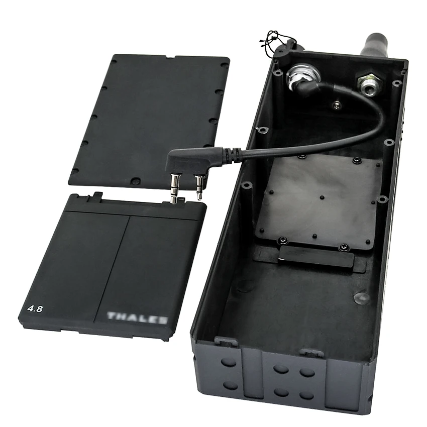 RRC 148 AN/RRC 148 Kotak Model Virtual Taktis Airsoft Model Walkie-talkie Militer PRC148 + U94 6 Pin Ptt untuk Headset Comtac