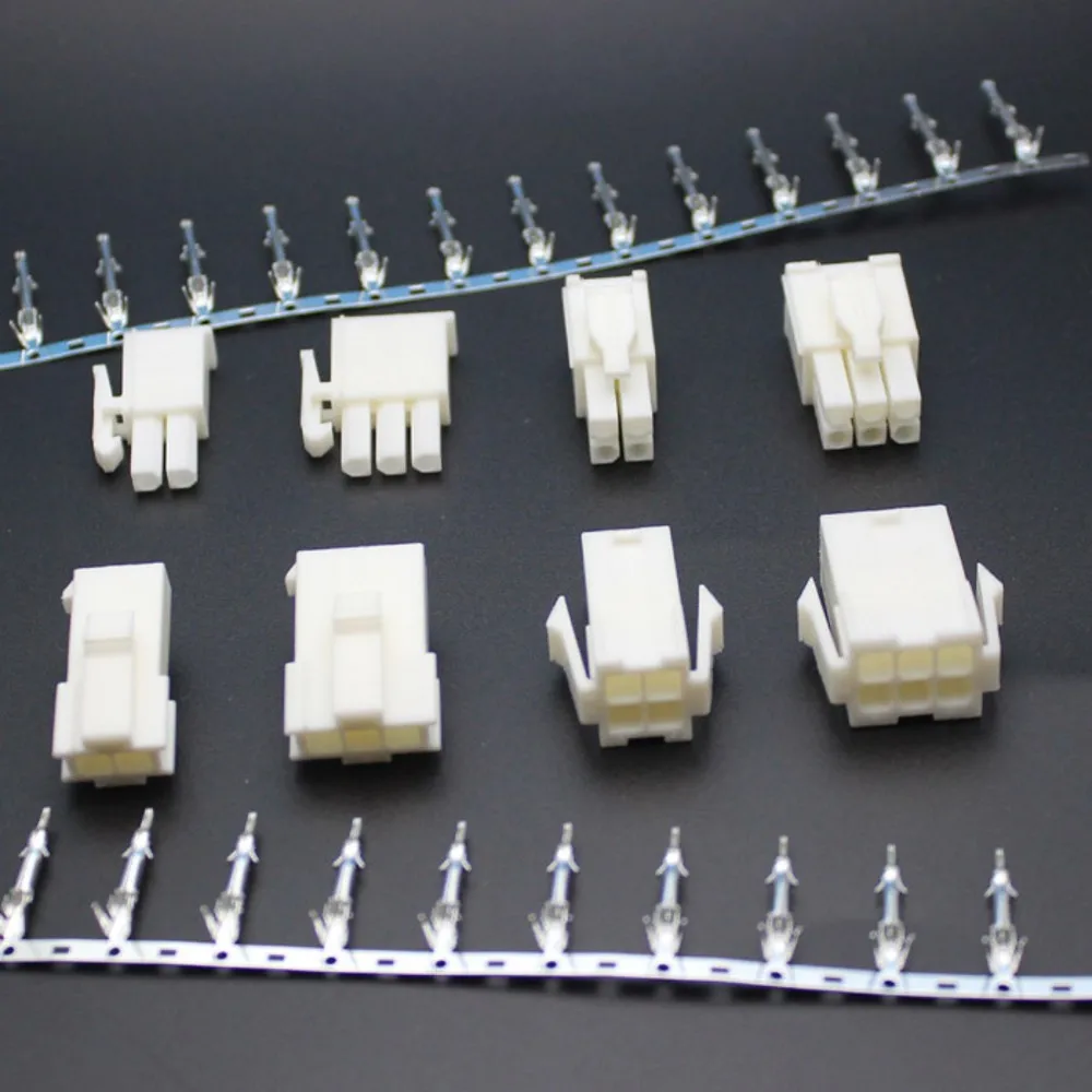 100 stücke 4,14mm 2/3/4/6/8/9/10/12 pin Automotive 4,14 elektrische draht Stecker Männlich Weiblich kabel terminal stecker Kit Motorrad auto – Detail 9