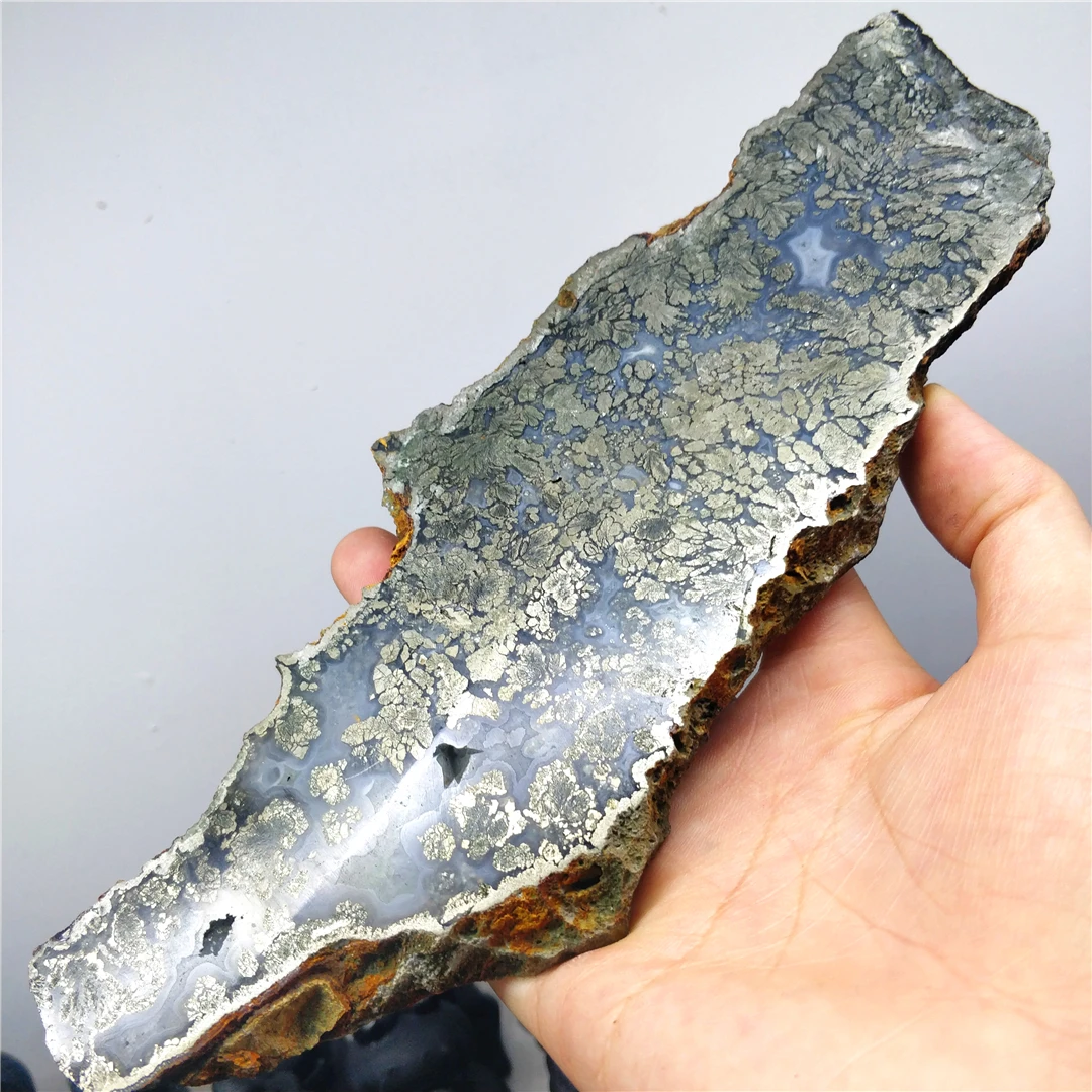 

Natural Chalcopyrite Agate Symbiotic Quartz Mineral Crystals Raw Pyrite Accompanying Slices Decoration Specimens Show Pieces