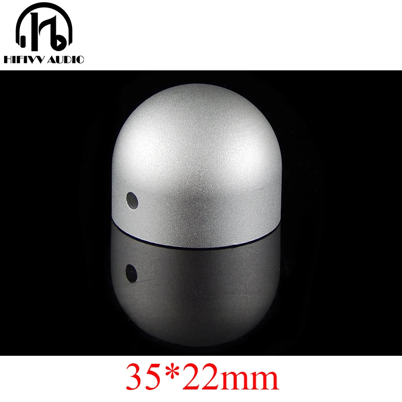 1pc Aluminum Volume switch Knob For HIFI Audio Amplifier Potentiometer Knob Diameter 35mm Height 22mm