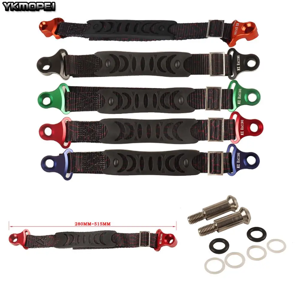 Motorcycle Rear Protective Rescue Pulling Belts Ropes Holding Straps Kit Pulling Belts Ropes Holding Straps Kit Pulling