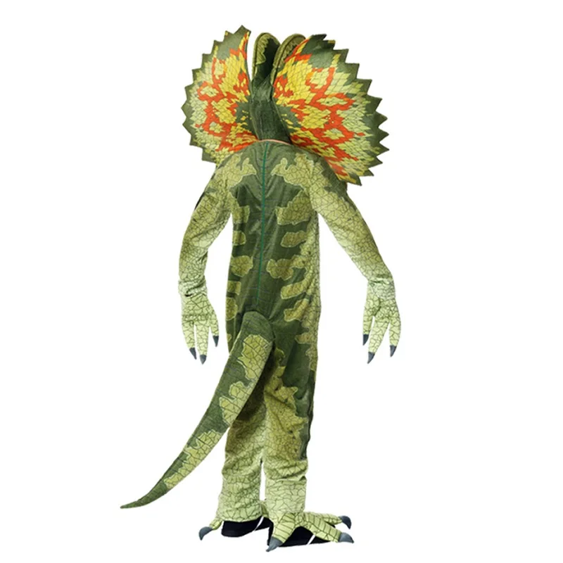 Costumes de Cosplay d'halloween pour enfants, costume de dinosaure Triceratops vert pour enfants, tenue de jeu de rôle de fête