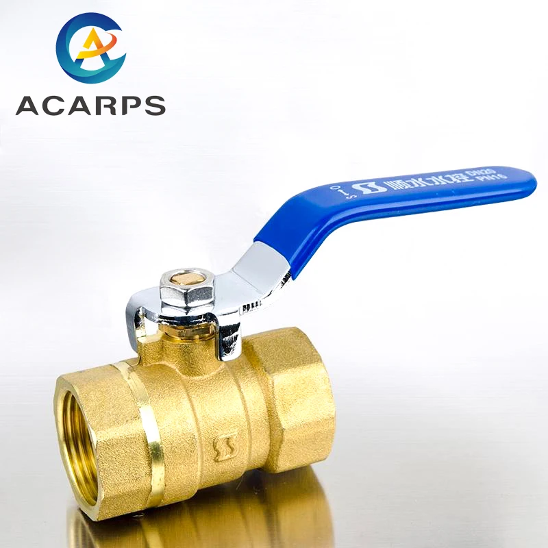 

1/2" 3/4" 1" 2" 3" 4" Brass Ball Valve All Copper Internal Thread Valve Natural Gas Switch Tap Water Valve