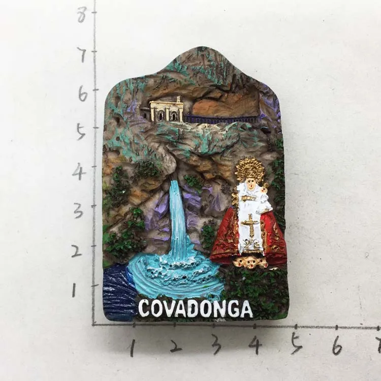 Fridge Magnets Souvenir World Cultural Heritage 3D Mosque Cordoba Spain Resin Refrigerator Magnetic Sticker Crafts Kitchen Decor