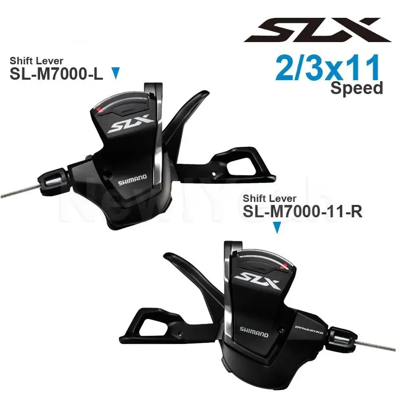SHIMANO SLX M7000 11-biegowa dźwignia zmiany biegów SL-M7000-L SL-M7000-11-R Prawa dźwignia - Mocowanie na opaskę - 11-biegowa Części oryginalne